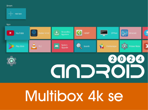Android 8.0 Miltibox 4K SE 2025